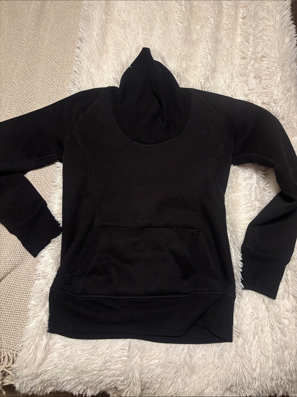 The North Face Black Funnel Neck Sweatshirt